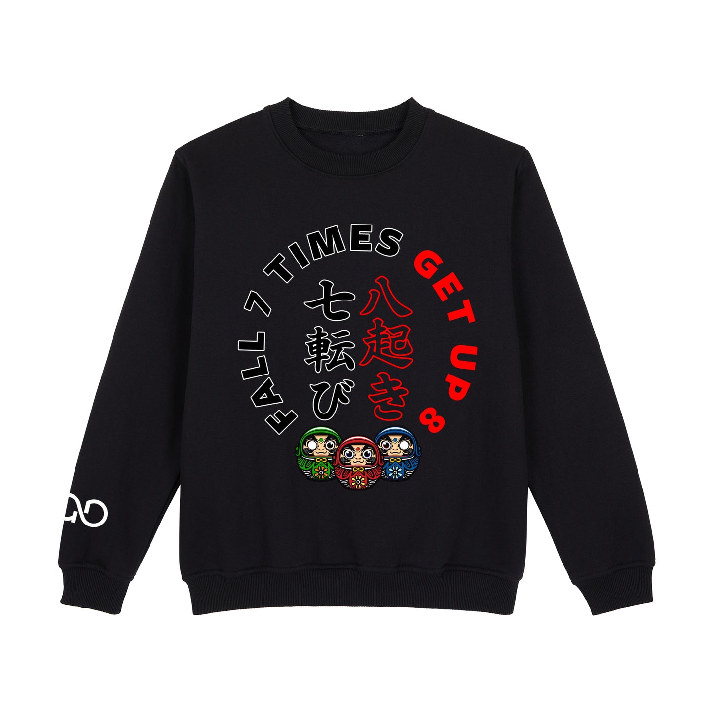 Daruma Fall 7 Times Get Up 8 Sweatshirt