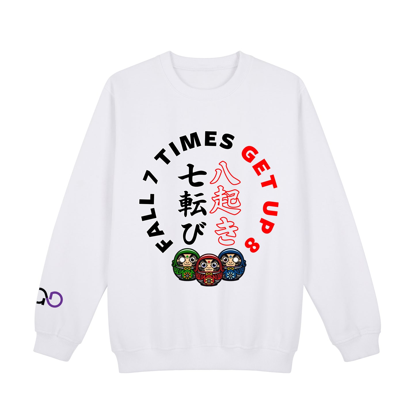 Daruma Fall 7 Times Get Up 8 Sweatshirt